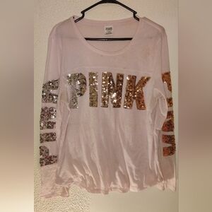 Victoria's secret Pink bling shirt